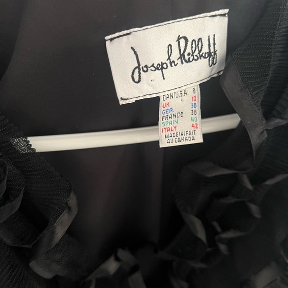 Joseph Ribkoff Ruffle Collar Blazer Size 8 - Picture 9 of 9